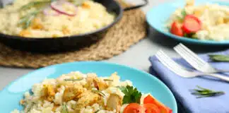 Risotto au blanc de poulet