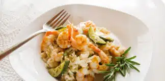 Risotto aux crevettes et courgettes au Thermomix