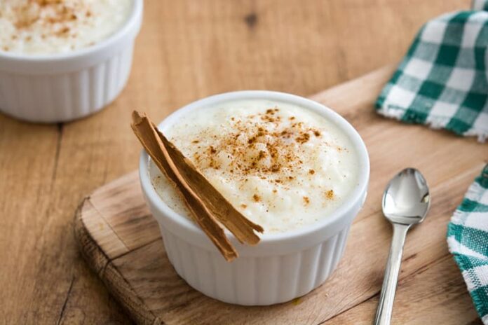 Riz au lait à la vanille et cannelle