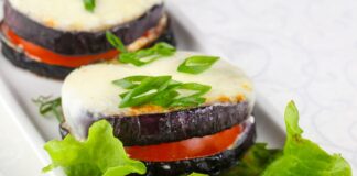 Aubergines façon croque monsieur