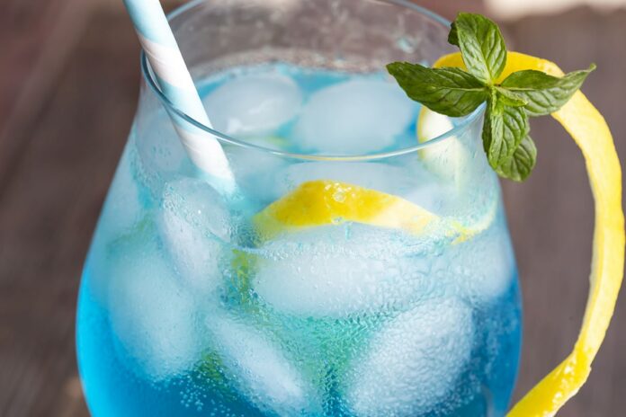 Cocktail blue lagoon au thermomix