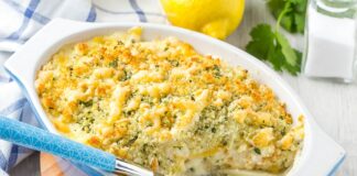 Crumble de courgettes au fromage