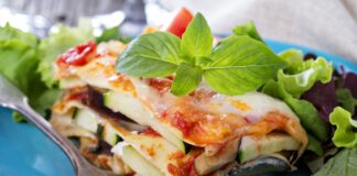 Lasagnes au thon courgette et aubergine