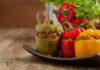 Poivrons farcis au riz et thon
