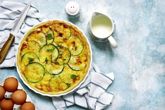 Quiche de l'été à la courgette et thon