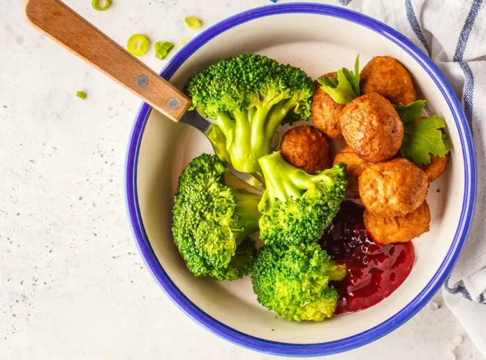 Boulettes de viande au brocoli