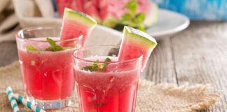 Cocktail à la pastèque au Thermomix