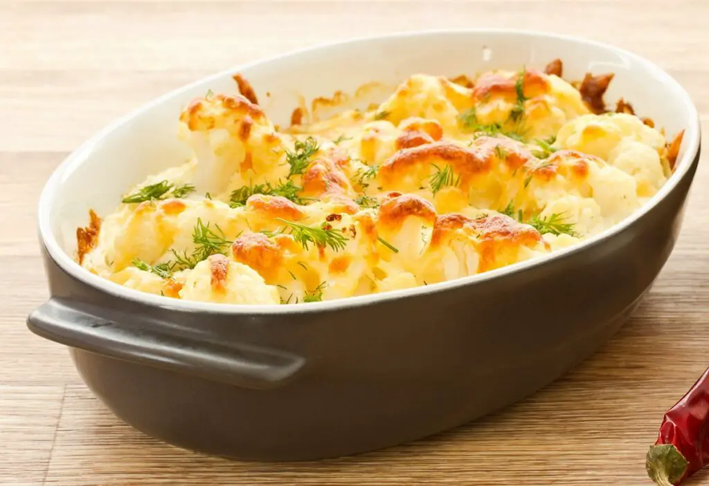 Flan de chou-fleur au fromage