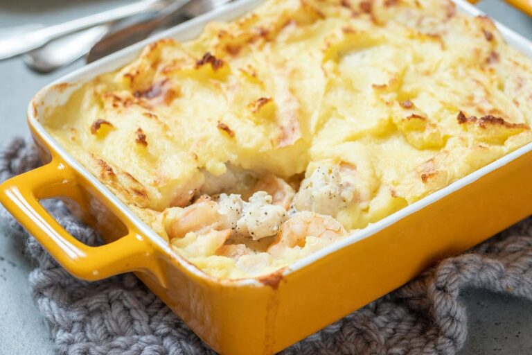 Gratin de pommes de terre au poisson