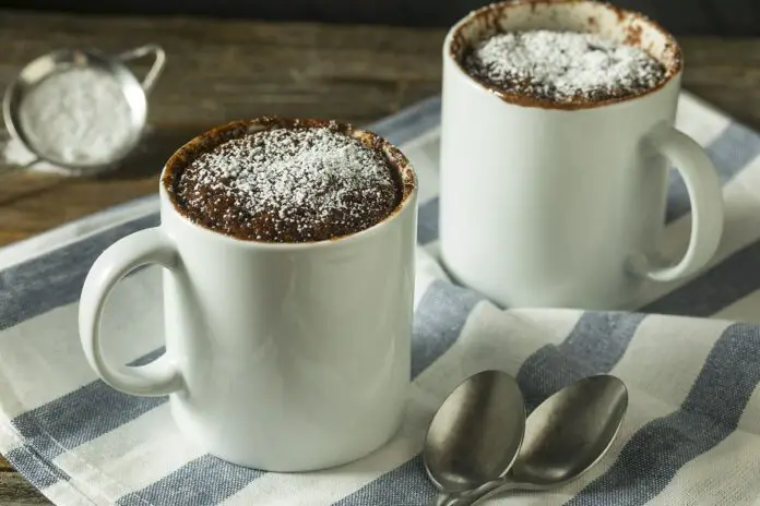 Mug cake au chocolat sans oeufs
