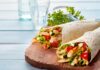 Wraps de poulet et légumes