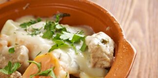 Blanquette de veau légère
