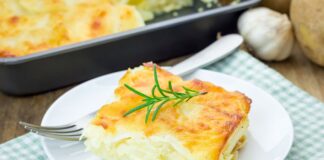 Gratin dauphinois au fromage blanc