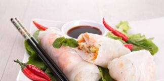 Rouleaux de printemps au poulet