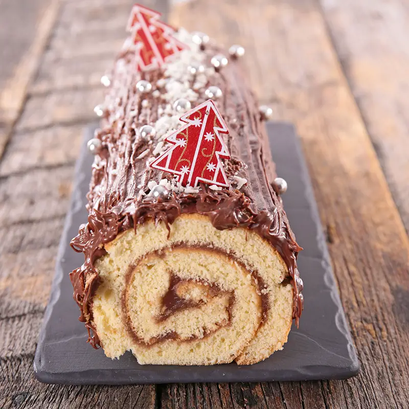 Buche De Noel Au Nutella Avec Thermomix