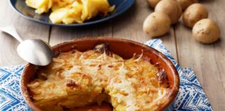 Gratin de pommes de terre et carottes