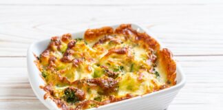 Gratin de brocoli et poulet