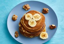 Pancakes à la banane à 1 SP