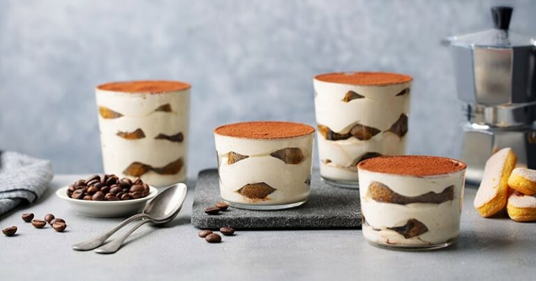 Tiramisu au chocolat et fromage blanc