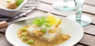 Filets de cabillaud à la sauce moutarde