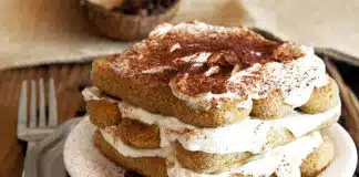 Tiramisu léger au fromage blanc