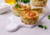 Flans coupe faim aux légumes et son d'avoine