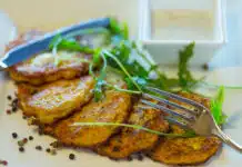 Galettes de légumes cuites au four