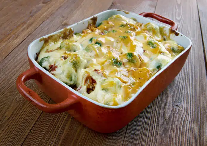 Gratin de poulet aux légumes