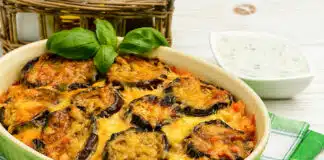 Gratin d'aubergines au fromage