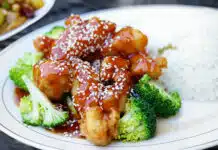 Poulet au sésame pour régime