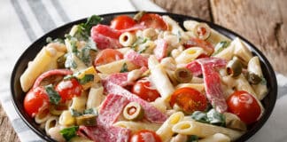 La délicieuse salade de pâtes à l’italienne