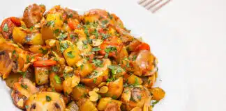 Poêlée de légumes et champignons