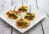 Rouleaux grillés de courgettes au saumon et au fromage