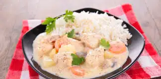 Blanquette de veau et légumes