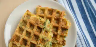 Gaufres de pomme de terre et courgette