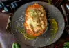 Courge butternut farcie aux lardons et champignons