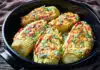 Courgettes grillées farcies