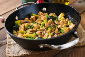 Gratin de brocolis et blanc de poulet
