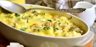 Gratin de chou-fleur et champignons, la délicieuse recette de la saison
