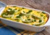 Gratin de courgettes, de chèvre et de chou-fleur