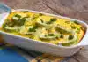 Gratin de courgettes, de chèvre et de chou-fleur