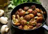 Poêlée de champignons et saucisses