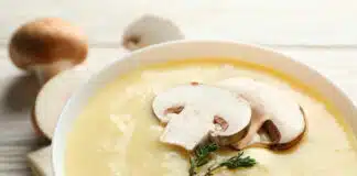 Velouté de champignons au parmesan