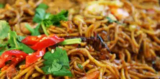 Wok de légumes et poulet