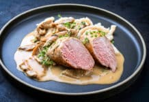 Filet mignon à la crème de moutarde