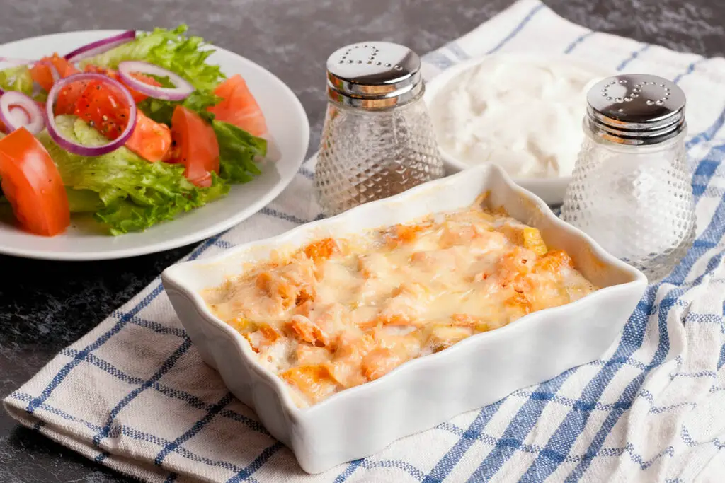 Flan au saumon et poireaux
