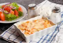 Flan au saumon et poireaux