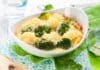 Gratin de brocoli et de chou-fleur au fromage