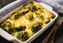 Le gratin de poulet brocoli et riz