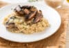 Risotto à la crème de champignons et parmesan